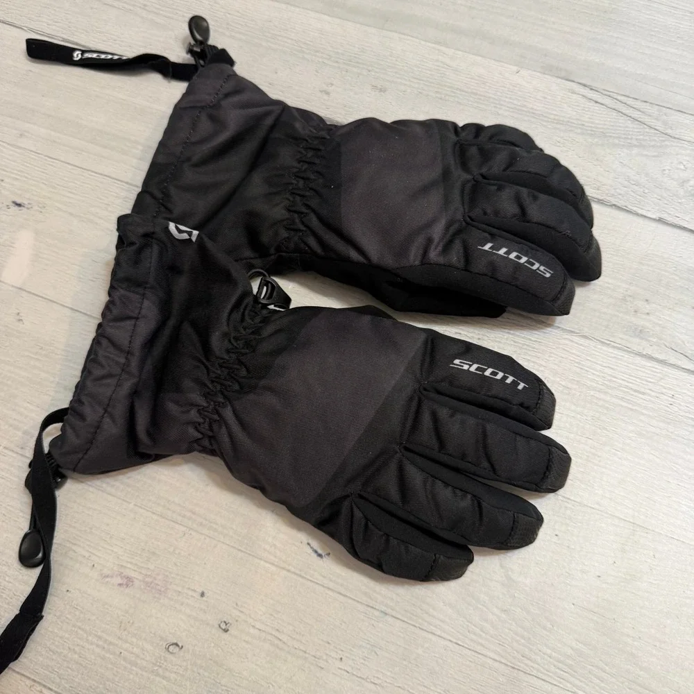 Scott Ultimate Warm Gloves Womens Size small 5.5‎ Black